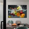 Modern Canvas Wall Art Fruit Foods Posters Print Painting for Kitchen Home Decoration Apple Grape Wall