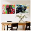 Abstract Oil Prints Poster Motorcycle Canvas Painting Posters Print Cuadros Wall Art Picture for Living Room