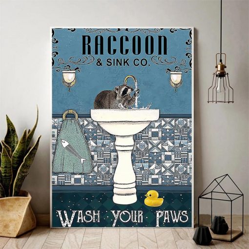 Cat Mermaid Pug Raccoon Panda Giraffe Bathtub Wall Art Print Canvas Painting Nordic Poster Wall Pictures 3