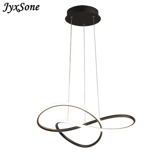 Ceiling Chandelier Minimalist Modern Led Home Lighting Brushed Rings Ceiling Hanging Lamp Kitchen Dining Room Indoor 5