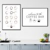 Coffee Poster Art Prints Kitchen Wall Decor Cafe Shop Signs Canvas Painting Modern Minimalist Wall Art