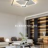 IRALAN Modern Ceiling Lamp Aluminium Led Chandelier Warm Light Cool Light And Remote Control Square Ceiling