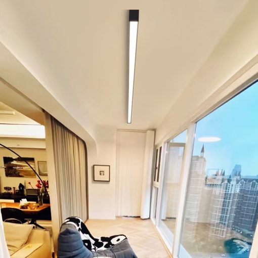 Long strip surface mounted ceiling lights simple walkway balcony bedroom dining room wall living room without 4