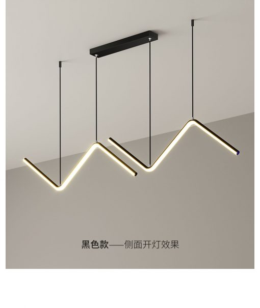 Nordic Led Chandelier Lighting Restaurant Modern Simple Designer Home Decor Bar Lamp Creative Hanging Lamps Pendant 3
