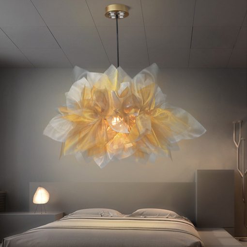 Nordic Organza Creative Design Pendant Lights Modern Home Living Room Decoration Lamp Bedroom Cafe Bar LED 2