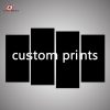 Custom Print Wall Art Picture Home Decoration 4 Piece Customized Your Own Photos Home Paintings for