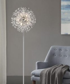 Hotel Postmodern Creative Light Dandelion Marble Floor Light LED Crystal Floor Lamp for Living Room Bedroom 2