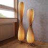 Nordic Creativity Wood Art Led Floor Lamp Modern Hotel Living Room Home Decor Sofa Corner Standing