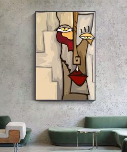 Vintage Picasso Abstract Figures Poster Interior Paintings Aesthetic Canvas Painting Wall Art for Living Room Home 4