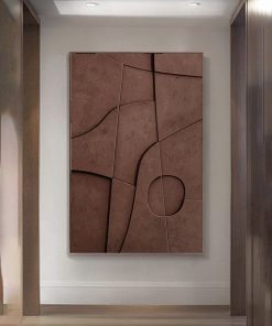 Abstract 3D Geometric Canvas Painting On The Wall Art Interior Pictures for Living Room Abstract Poster 2