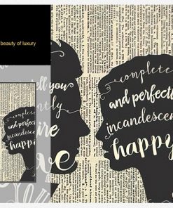 Anniversary Gift Mr Mrs Wedding Sign Canvas Painting Home Wall Art Decor JANE AUSTEN Pride and 3