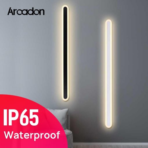Aroadon Led Wall Light IP65 Waterproof Energy Saving Lamps Outdoor Lighting Garden Porch Long Wall Lamp