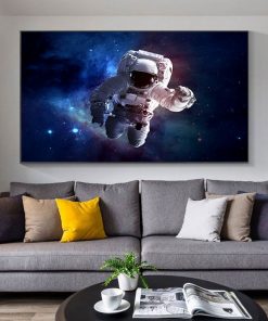 Astronaut Pictures Space Universe Posters and Prints Science Landscape Canvas Painting Wall Art for Living Room 4