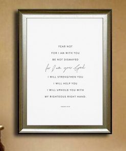 Bible Verse Quote Poster Print I Will Help You Christian Home Decor Scripture Art Canvas Painting 3