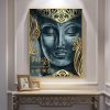 Canvas Pictures Buddhism Poster Wall Decor God Buddha Wall Art Canvas Prints Buddha Canvas Painting On
