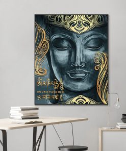 Canvas Pictures Buddhism Poster Wall Decor God Buddha Wall Art Canvas Prints Buddha Canvas Painting On 2