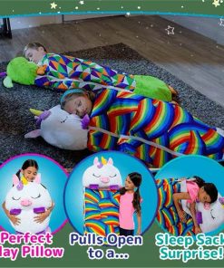 Children s Cartoon Sleeping Bag Kids Animal Soft Lazy Sleepsacks Baby Plush Doll Pillow Sleep Sack 2
