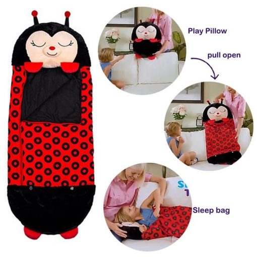 Children s Cartoon Sleeping Bag Kids Animal Soft Lazy Sleepsacks Baby Plush Doll Pillow Sleep Sack 4
