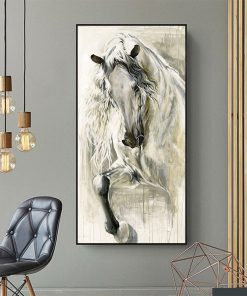 DDHH Home Painting Wall Art Canvas Print Animal Picture The Horse Painting For Living Room Home 3