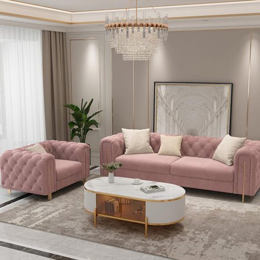 Italian Light Luxury Minimalist Living Room Fabric Postmodern Technology Cloth Leather Corner Sofa Combination 4