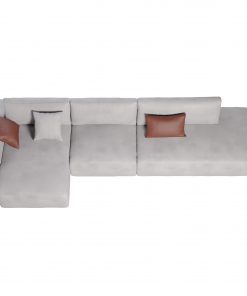 L Shaped Contemporary Design Leather Corner Modular Sofa 3