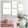 Love Smile Dream Sweet Quotes Canvas Poster and Prints Painting Wall Art Nordic Style Decorative Picture