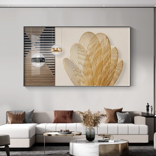 Luxury Wall Art Modern Minimalist Abstract Gold Poster Prints Nordic Decoration Canvas Painting Pictures for Living 2