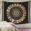 Mandala Tarot Card Tapestry Wheel of the Zodiac Astrology Chart the Major Arcana Tarot Sun and