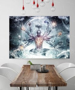 Meditation Spiritual Fantasy Poster Hd Print Canvas Painting Buddha Zen Wall Art Decoration Picture for Living 2