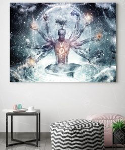 Meditation Spiritual Fantasy Poster Hd Print Canvas Painting Buddha Zen Wall Art Decoration Picture for Living 3