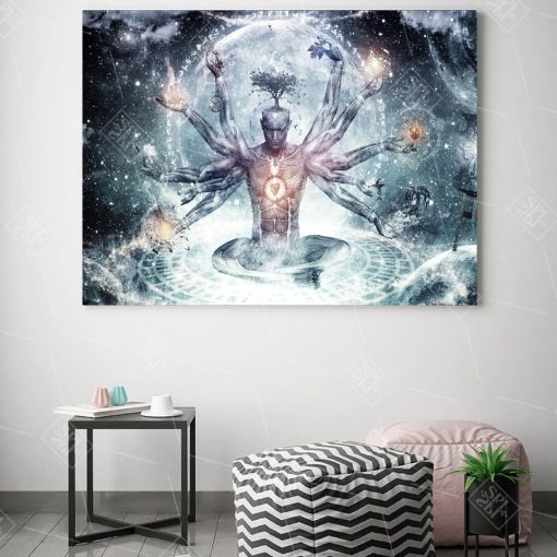 Meditation Spiritual Fantasy Poster Hd Print Canvas Painting Buddha Zen Wall Art Decoration Picture for Living 3