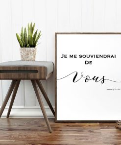 Minimalist Quote Poster Moi Vous Nordic Canvas Painting Couple Family Art Print French Modern Wall Picture 2