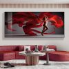Modern Art Sexy Nude Dancer Pictures Ribbon Beauty Woman Wall Art Canvas Painting Figure Posters Prints