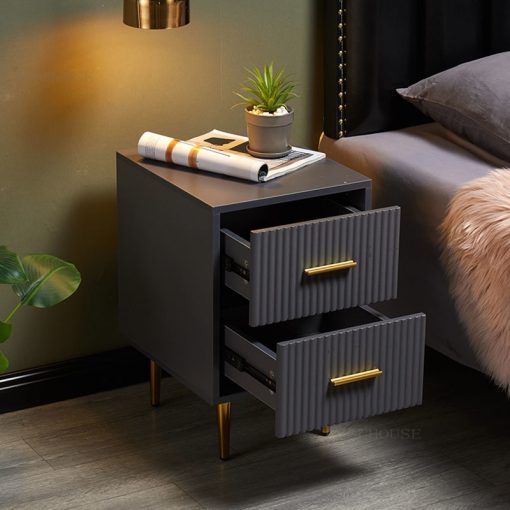 Modern Minimalist Cloakroom Storage Nightstands Nordic Homestay Designer Drawer Bedside Tables Luxury Dormitory Bedroom Locker L