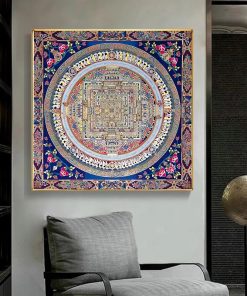 Modern Thangka Mandala Buddha Canvas Paintings Abstract Posters and Prints Wall Art Pictures for Living Room 3