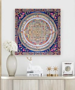 Modern Thangka Mandala Buddha Canvas Paintings Abstract Posters and Prints Wall Art Pictures for Living Room 4