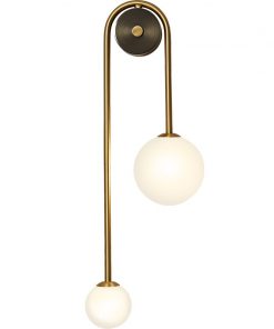 Modern Wall Lamp Glass Ball Led G9 Bedside Study Lighting Luminaire Dining Mounted Bedroom Round Gold 3