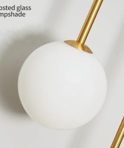 Modern Wall Lamp Glass Ball Led G9 Bedside Study Lighting Luminaire Dining Mounted Bedroom Round Gold 4
