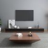 Nordic coffee table TV cabinet combination simple small apartment Italian minimalist light luxury coffee table TV
