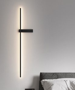 Nordic minimalist long bedside lamp decoration Modern simple bedroom wall lamp 2022 new living room TV 2