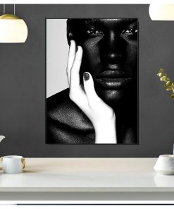 Oil Painting on Canvas Posters and Prints Scandinavian Wall Art Picture for Living Room Decor Black 1
