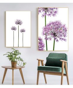 Poster Modern Canvas Painting Green Posters and Prints Home Decoration Bedroom Wall Art Pictures Scandinavian Lavender 4