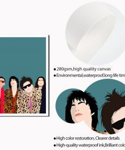 Retro David Tramp Lyric Music Art Wall Poster Print Hot Film Manic Street Fashion Quote Canvas 4