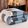 SEIKANO Warm Blankets And Throws Thick Winter Plaid Bed Blanket Adult Kids Duvets Weighted Fleece Blanket
