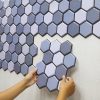 Self adhesive wall stickers wallpaper Nordic simple 3D three dimensional kitchen oil proof stickers bathroom renovation