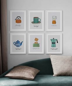 Toaster Teapot Coffee Pot Kettle Blender Wall Art Canvas Painting Nordic Posters And Prints Wall Pictures 2