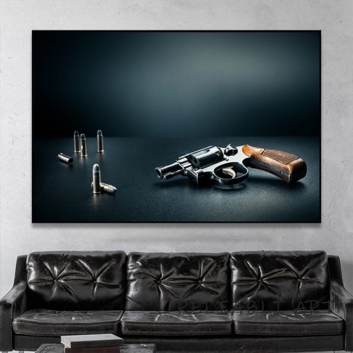 Vintage Weapons Guns Ammo Wall Pictures All Bullet Canvas Painting Wall Art Arms Posters and Prints 3