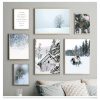 Winter Wall Art Canvas Painting Nordic Posters And Prints Wall Pictures For Living Room Decor Deer