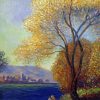 100 Hand painted Painting for Living Room Antibes View of Salis by Claude Monet Landscape Painting