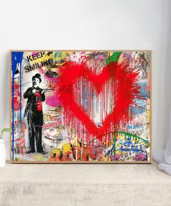 Abstract Banksy Poster Graffiti Canvas Painting Pop Art Decoration Wall Art Prints Hanging Pictures for Living 3